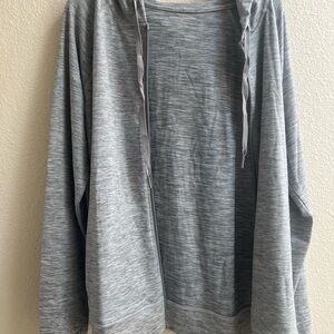 Gray Hooded Sweatshirt